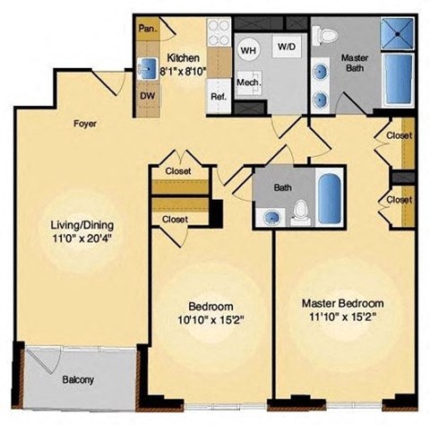 Floor plan at IO Piazza by Windsor